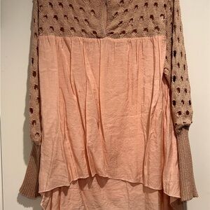 Simply Couture Blush Textured Tunic